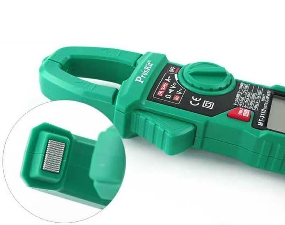 Miniatura 6 de Proskit MT-3110 Medidor de abrazadera digital de alta precisión Multímetro digital amperímetro AC y DC medidor universal