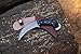 NY BLADES Custom Handmade Damascus Steel Karambit Knife with Rosewood Handle and Leather Sheath (Style 2)