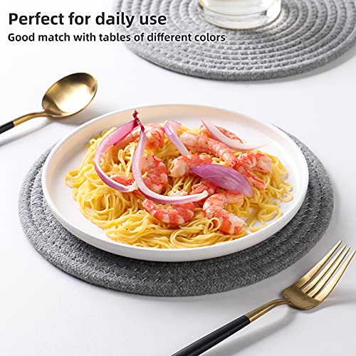 Pot Holders Trivets Set 2 Sizes 7.8 Inches,9.5 Inches Cotton Trivet Mat For Hot Pots And Pans, Potholders For Hot Dishes Trivet Weave Mat For Hot Dishes/Pot/Bowl/Teapot/Hot Pot #TOP2