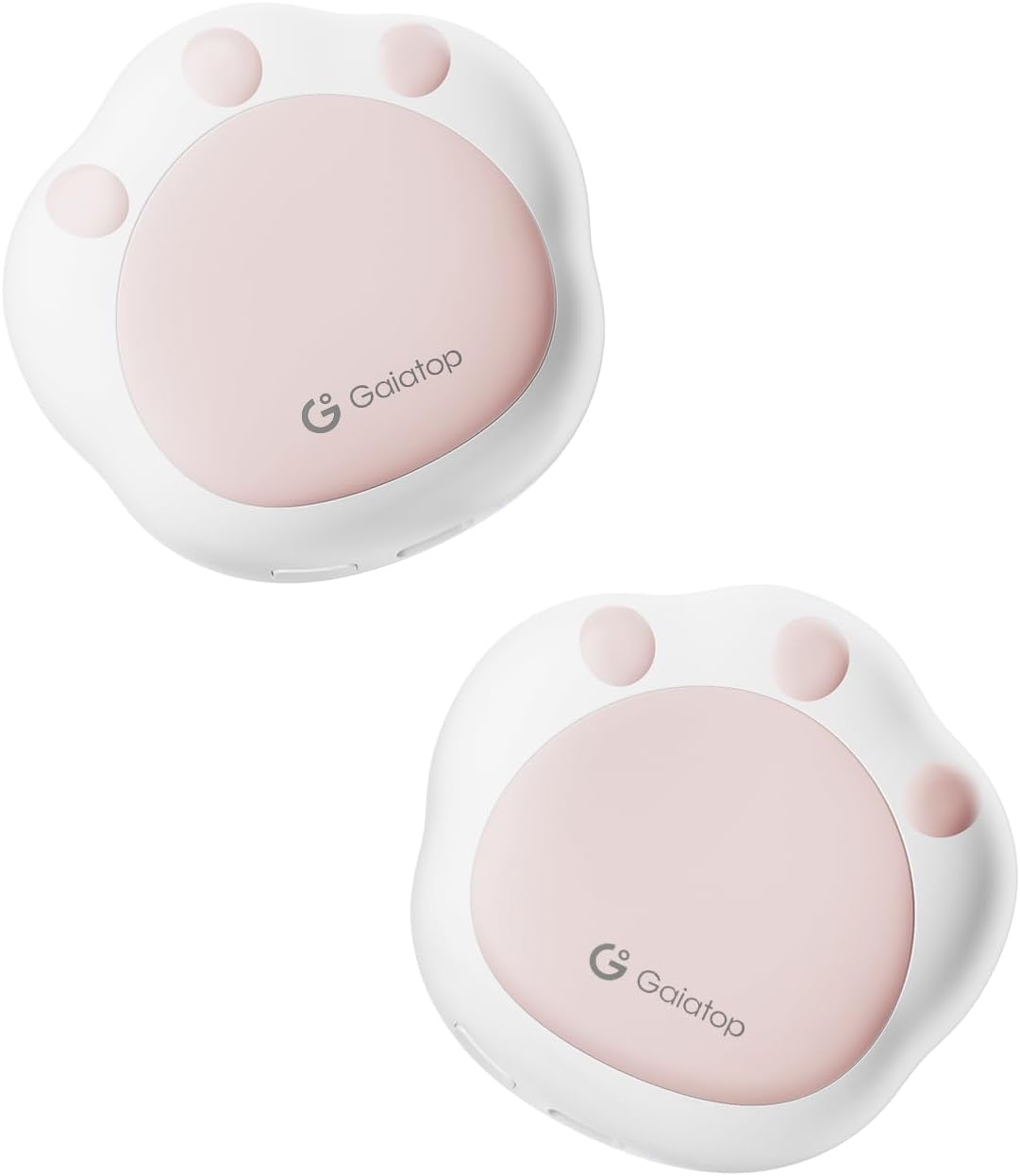 Gaiatop Hand Warmers Rechargeable, 2 Pack Pocket Warmer Cute Cat Paw