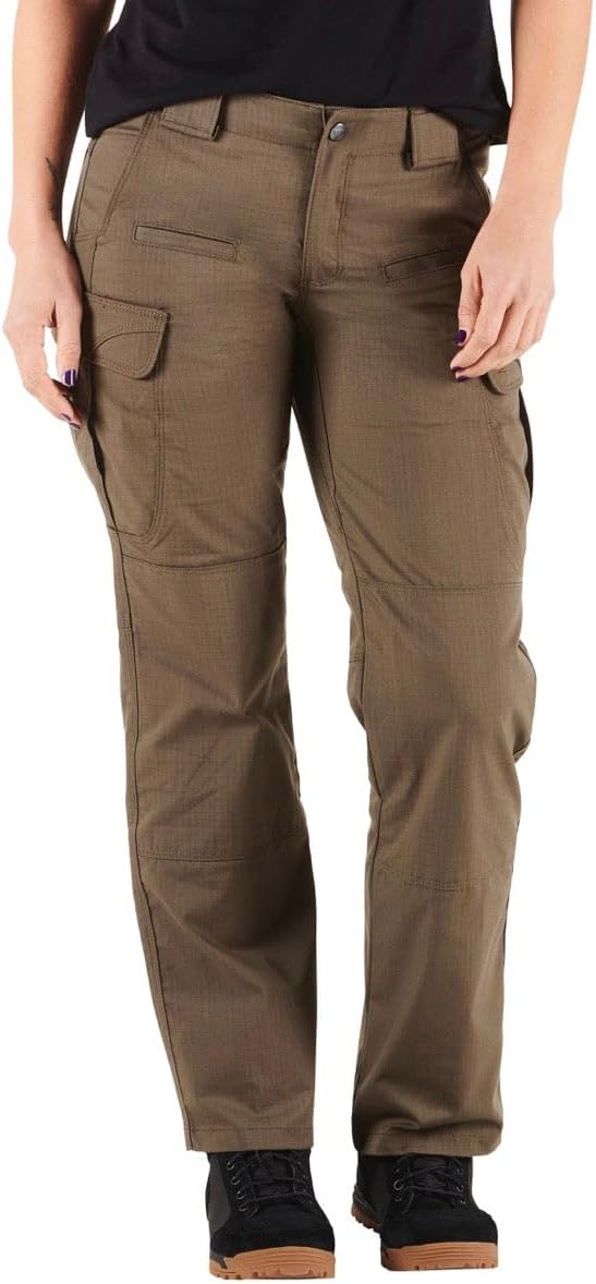 5.11 Tactical Women's Stryke Pants, Regular Fit, Gusseted, 12 Pockets, Style 64386, Tundra, Women's 14 Long