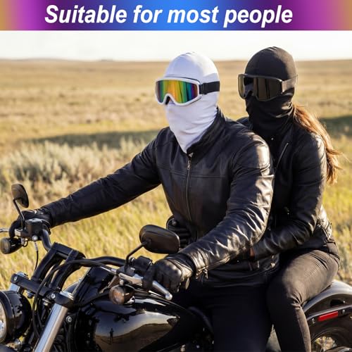 Image of Chicingyou 2 Pack Dirt Bike Goggles with 2 Balaclava Masks, Atv Motocross Motorcycle Goggles, UV Protection for Men Women