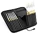15pcs Artist Fine Detail Paint Brush Set, Miniature Paintbrushes, Handmade with Pop-up Carrying Case for Acrylic, Oil, Watercolor, Gouache,Tempera, Enamel, Nail and Body Painting - Tdbest