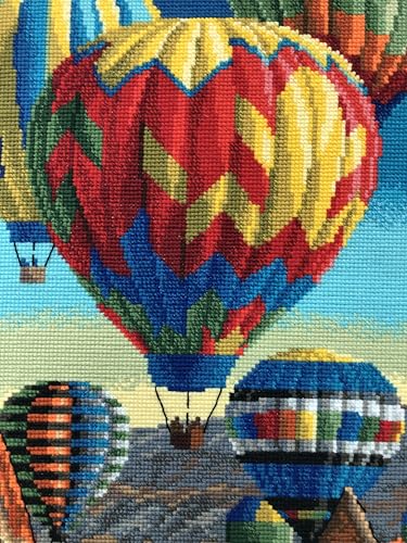 Image of RIOLIS - Festival in Cappadocia 2021, Cross Stitch Kits 11 inch x 15 inch, Cross Stitch Kits for Beginners & Advanced, Crossstitching Kit Adult, Embroidery Counted Stitching Kit
