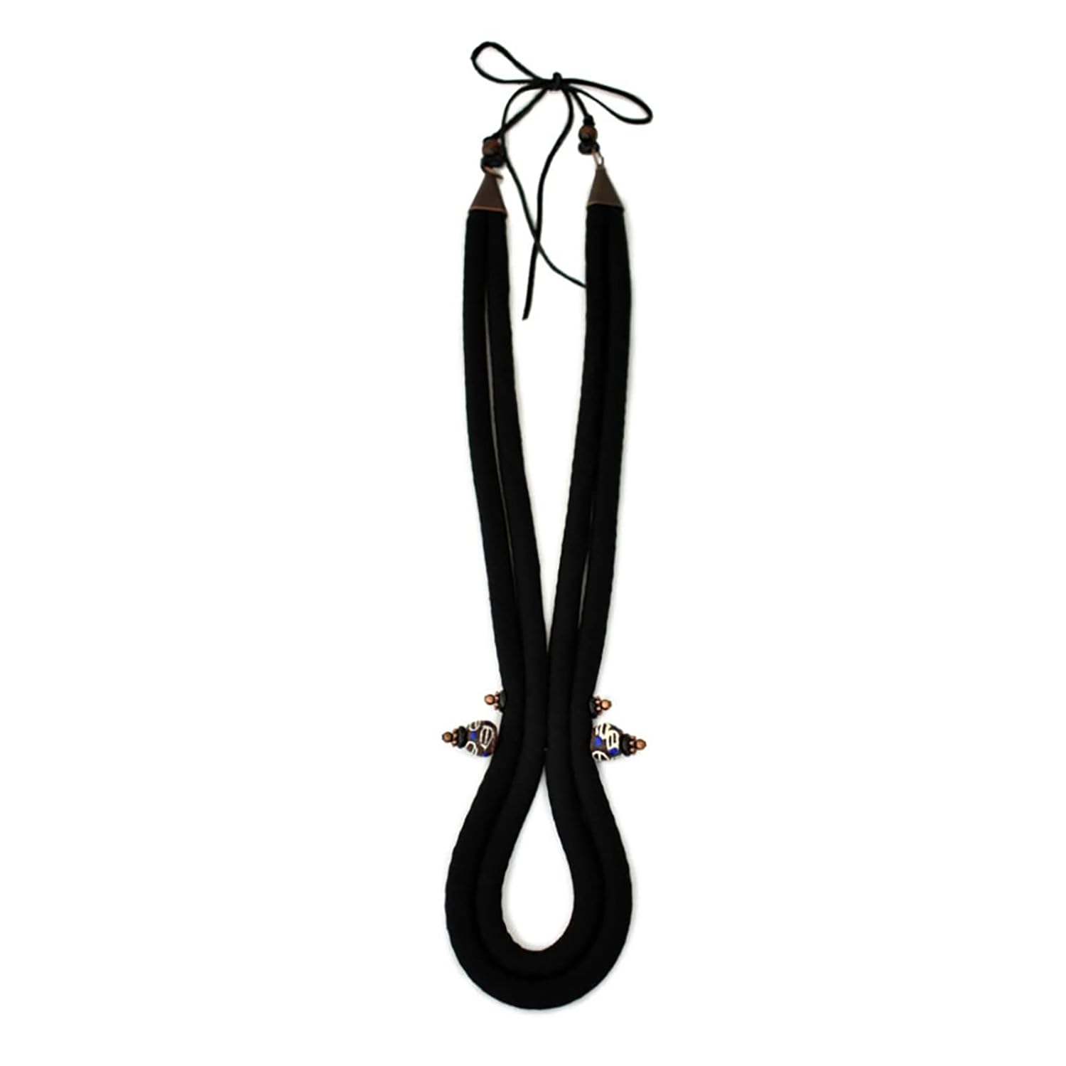 African Jewelry for Men Men’s Black Necklace The Black Regent Men’s Necklace