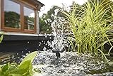 Hozelock Outdoor Aquarium - Terrassenteich 100 x 100 x 70 cm mit Flechtwänden inkl. Fenster, Schwarz