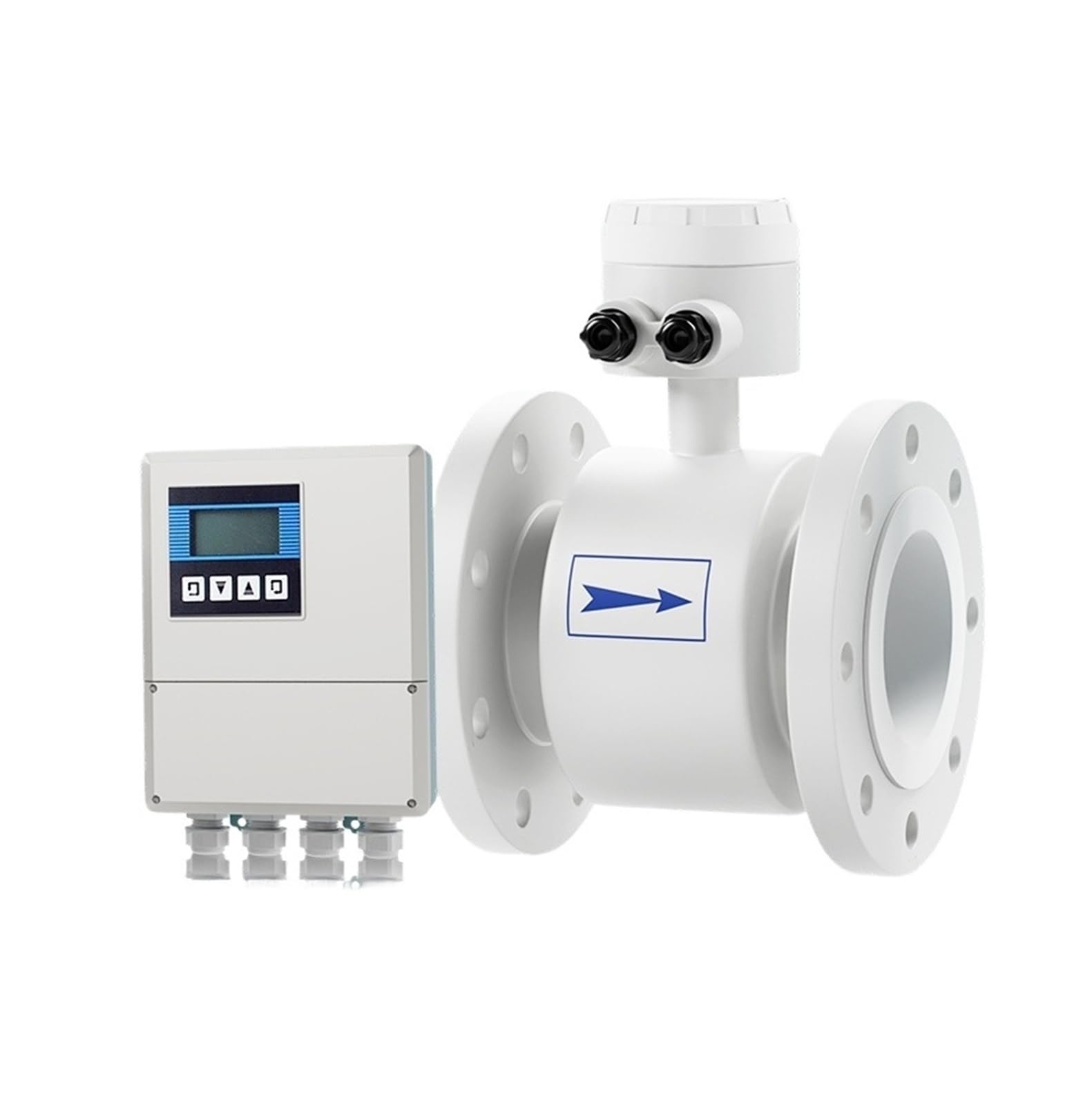 PXQCHAVLN Split electromagnetic Flow Meter Pipeline Sensor Stainless Steel Water(DN125)