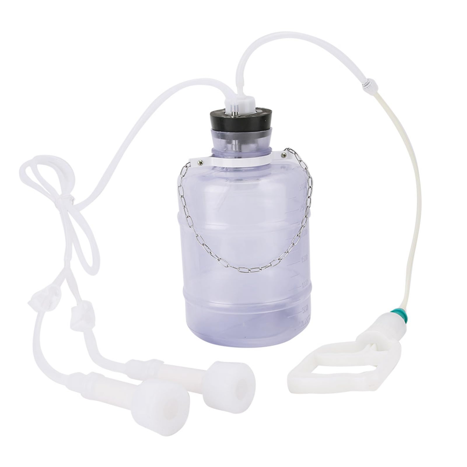 Generic Kit di Mungitura per Capre per Uso Domestico Portatile Forte Potenza di Aspirazione 3L per Agricoltori, Mungitore a Funzionamento Manuale per Proprietari di Mucche Ovine (per le pecore)