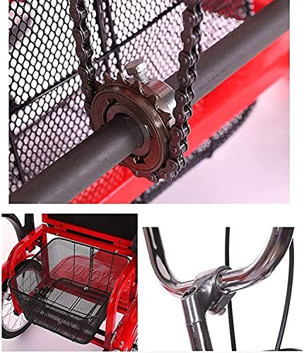Triciclo Plegable para Adultos con Asiento y Canasto miniatura 5