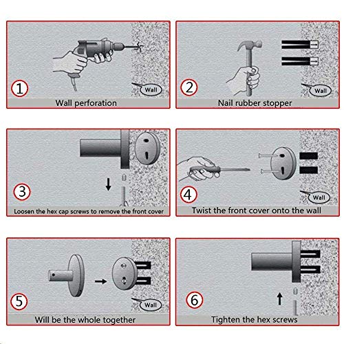 Porte-serviettes double tige en cuivre avec fixation murale robuste de 70cm