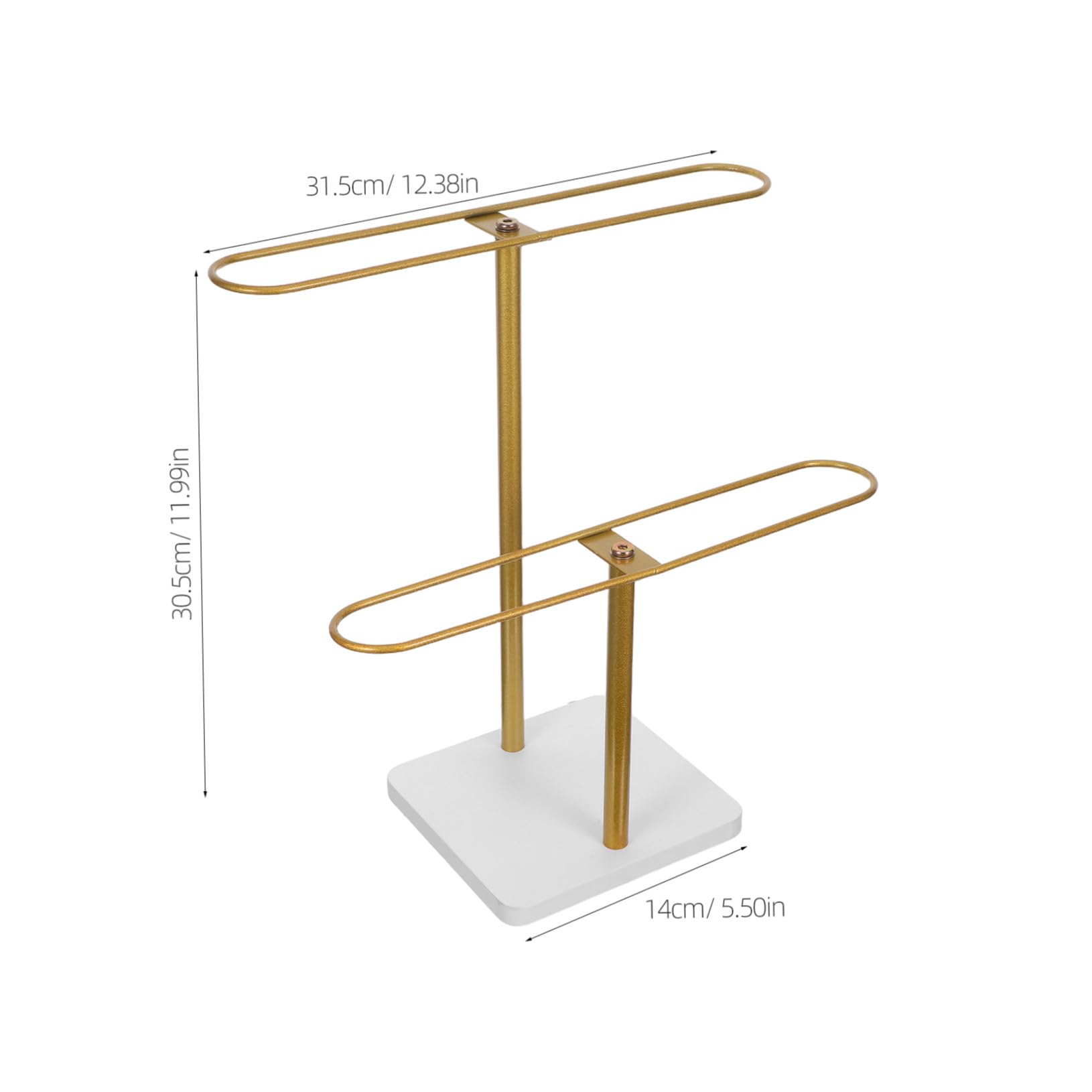 SEWACC 2nivel Estante para Guardar Gafas de Sol Soporte de Metal para Gafas Organizador de Escritorio para Expositor de Monturas para Decoración de Casa
