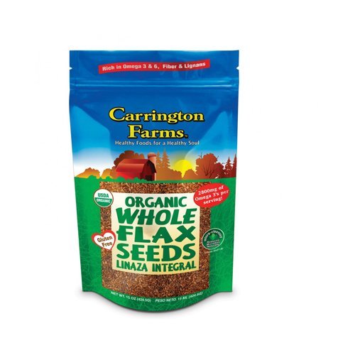 CARRINGTON FARMS FLAX SEED,OG2,WHOLE, 15 OZ Flaxseeds