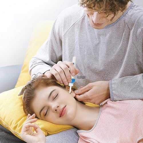 Ohrenschmalz Entferner, Elektrisch Ohrenreiniger, Sicheres Und Weiches Ear Cleaner, Sicheres Weiches Ohrenreiniger mit Sauger und Waschbaren Ersatzköpfen Für Kinder Und Erwachsene Ohre Reinigung