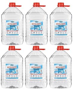 VECARO Destilliertes Wasser 30 Liter 6 Kanister zu je 5 Liter