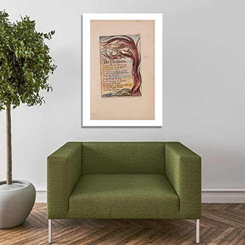 The Blossom William Blake affiche encadrée format moyen tableau décoration murale - 7