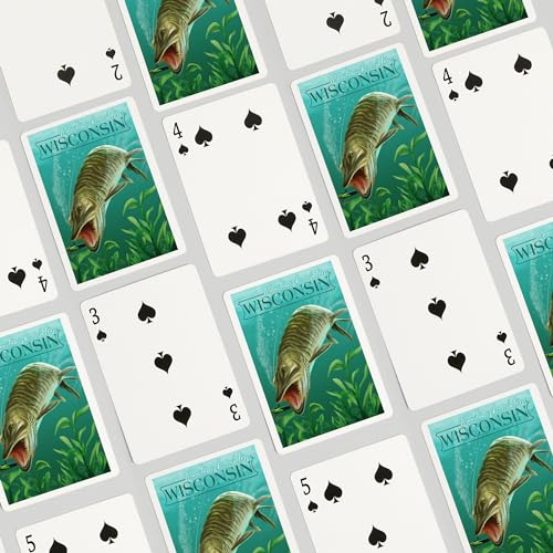 Lantern Press Naipes Poker Tamaño Estándar 52 Cartas miniatura 4