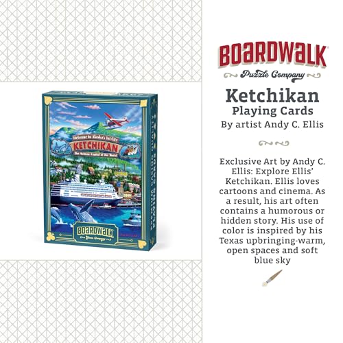 Naipes Boardwalk Puzzles Featherlight Ketchikan miniatura 6