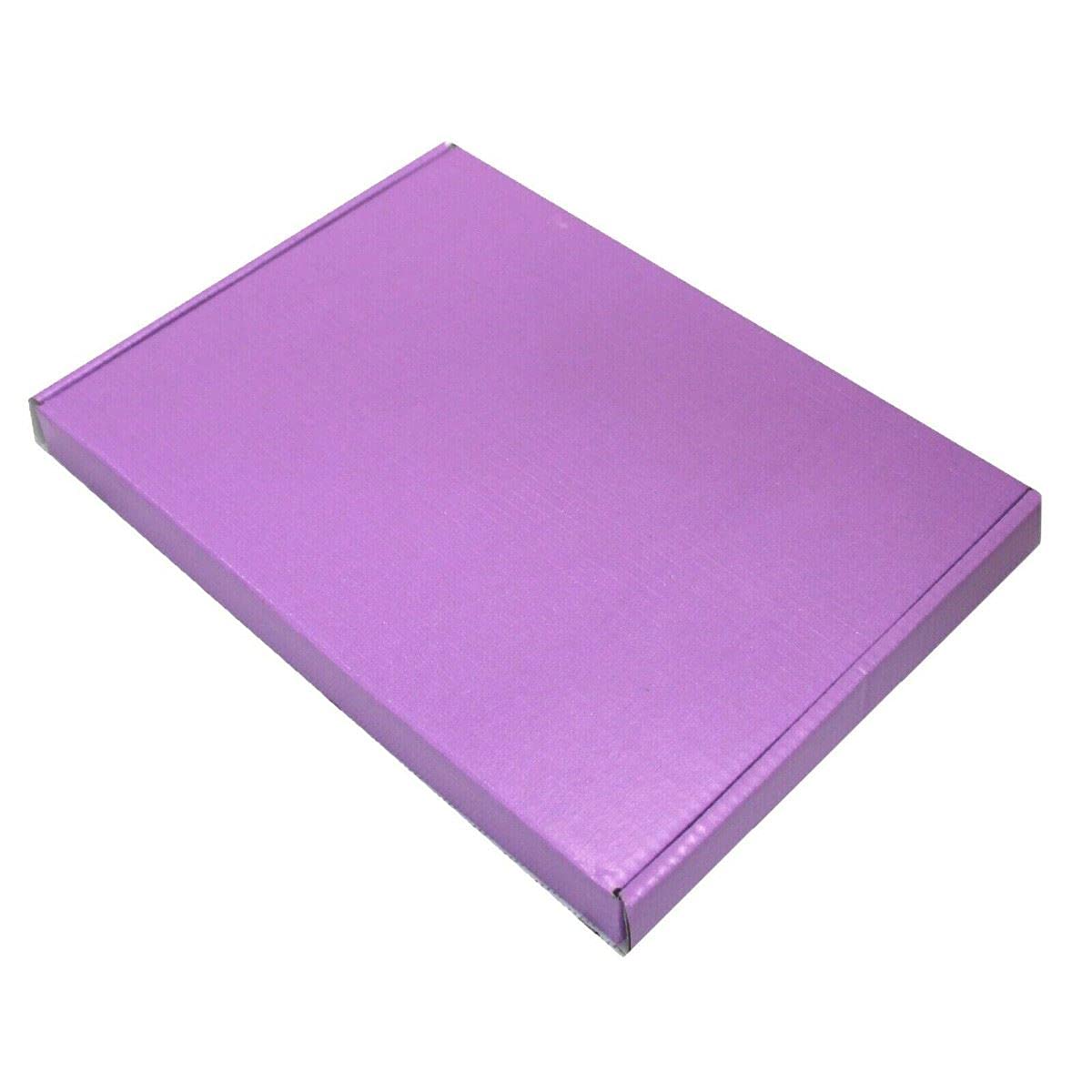 100 x C4 A4 Purple Box 345x240x22mm (13.6x9.5x0.8") RM Large Letter Cardboard Shipping Mailing Boxes