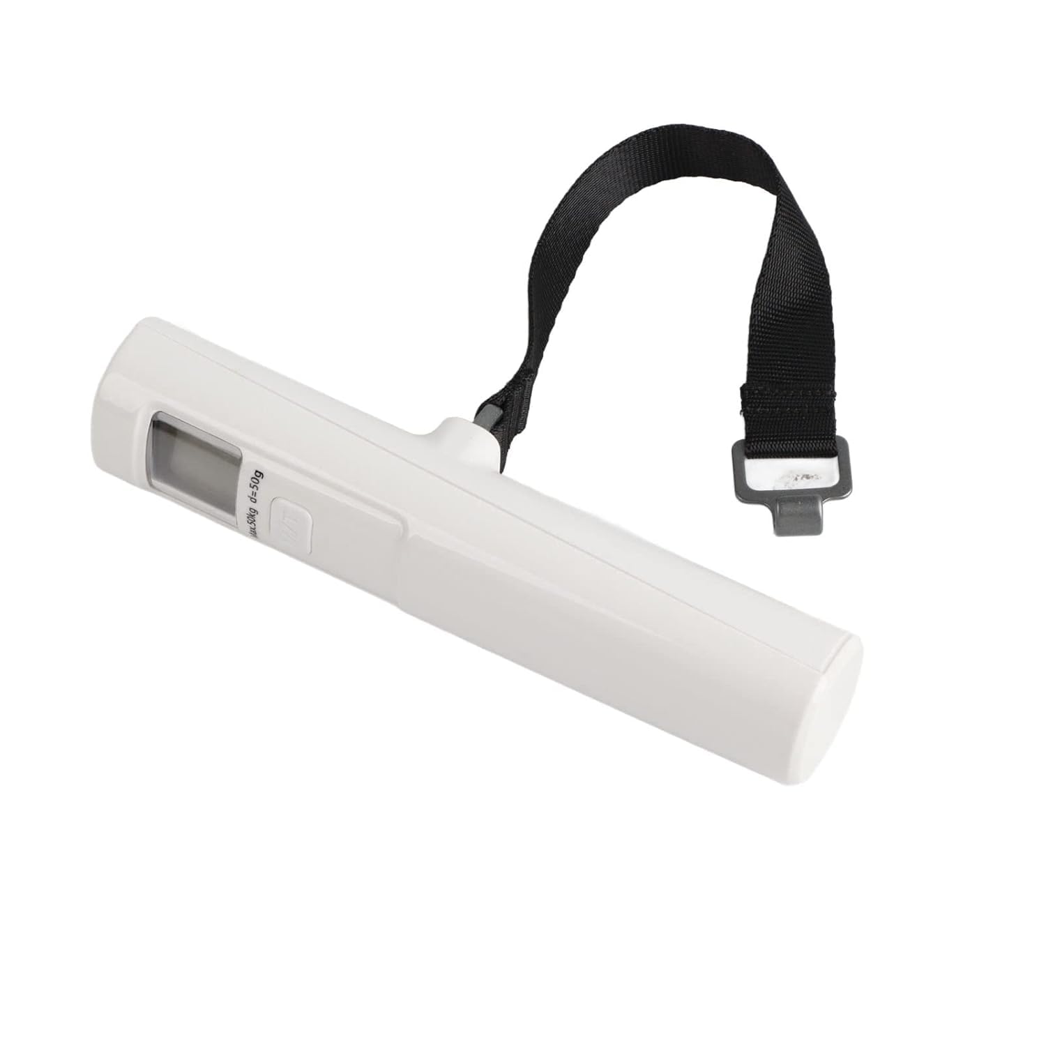 Balanza Digital para Equipaje, 110 Libras, Alta Precisión, con Vibración Manual, Autoalimentada, Colgante, con Pantalla LCD, Balanza Portátil para Maletas, Ideal para El Hogar, La Oficina,
