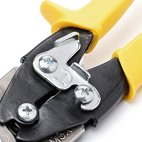 Wiss M3R Metalmaster Compound Action Aviation Snips, Cuts Straight, Left and Right , Yellow, 248mm/ 9-3/4-Inch 11 Wiss M3R Metalmaster Compound Action Aviation Snips, Cuts Straight, Left and Right , Yellow, 248mm/ 9-3/4-Inch - Image 11