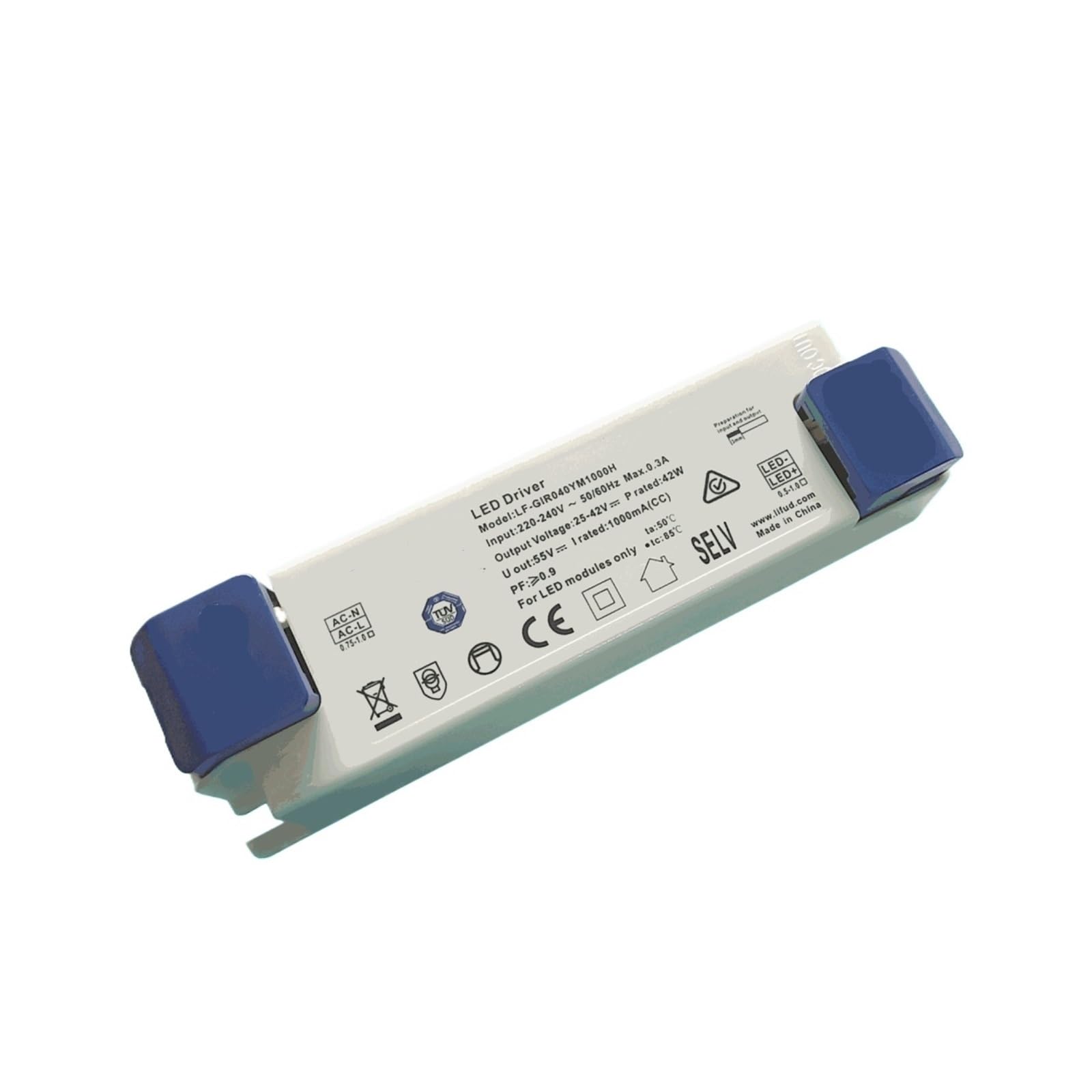 LED Driver Power Supply Single Voltage High P Panel Light Downlight Use 4~71W 25V-42V(LF-GIR060YM1500H 1500MA 25~42V 38~63/43~71W)