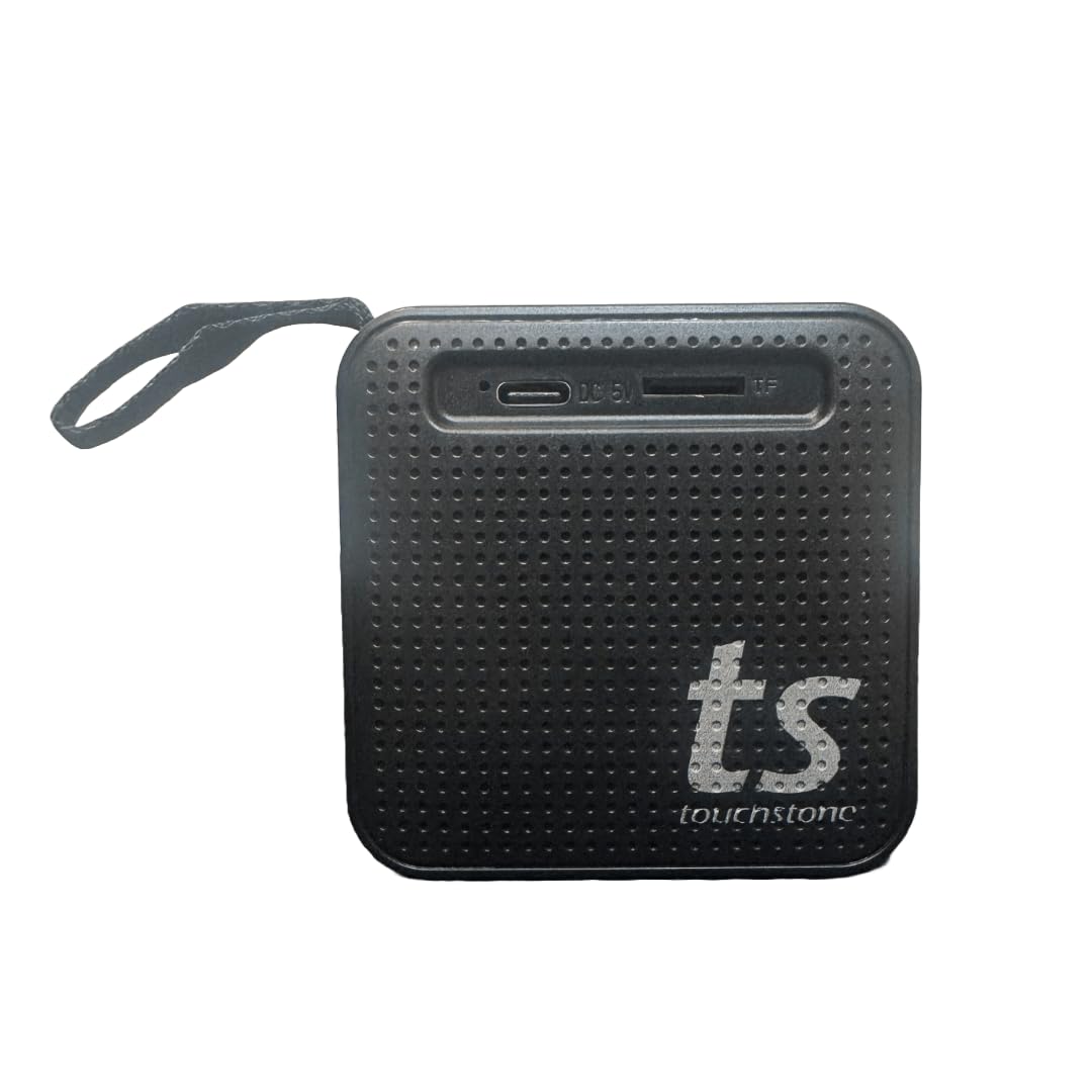 Touchstone Fire Crackle Speaker for Electric Fireplaces - Enhance Your Room with Realistic Crackling Fire Sound Effects - Portable, Rechargeable & Easy Setup