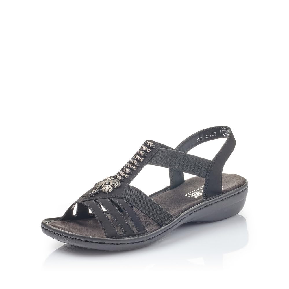 Rieker Damen Klassische Sandalen 60806, Frauen Sandalen