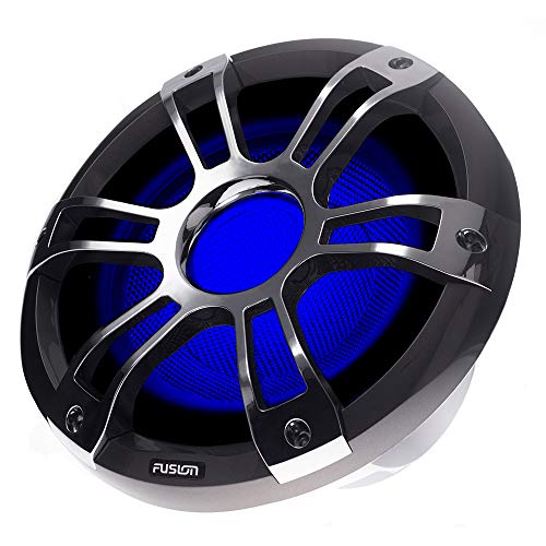 Subwoofer 10 Chrom mit LEDs