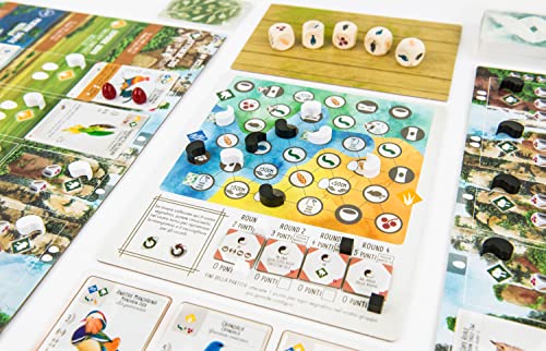 Ghenos Games Wingspan Asia: Expansion for 1-5 Players, Age 14+, Compatible with Wingspan Oceania, Mehrfarbig, Medium - Image 4