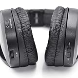 2 pary czarnych nauszników zamiennych do słuchawek Sony MDR-RF985R RF 985RK 865R RF860 RF985R RF925 RF970