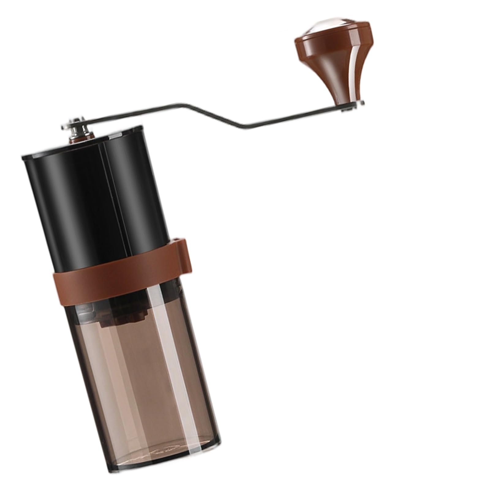 Kalttoy Sturdy Portable Coffee Grinders with Adjustable Setting Quiet Grinding Portable ABS Nonrust Steel Construction for Daily Use Camping