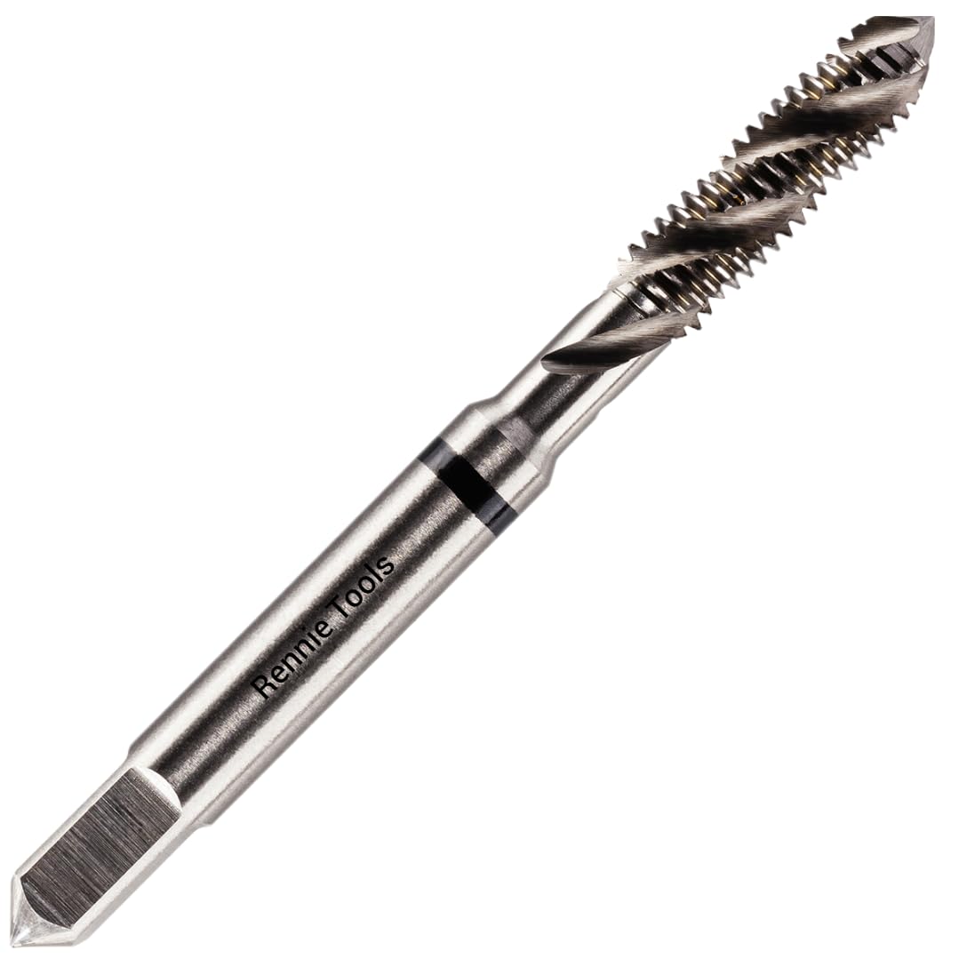 2BA HSS Spiral Flute Tap for Tapping Threads in Blind Holes. Suitable for Use On Steel, Cast Steel, Cast Iron, Non-Ferrous Metals, Plastics, Softwood & Hardwoods