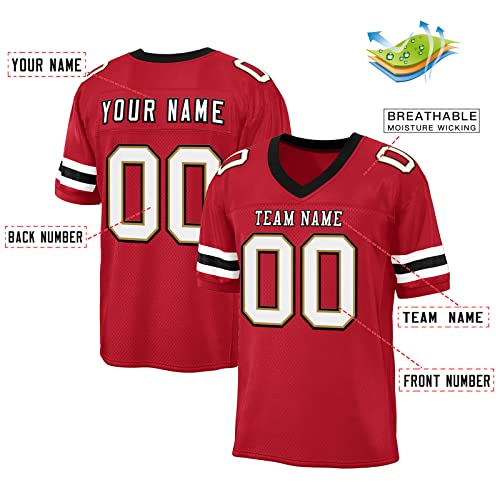 Custom Football Jersey Personalized Stitched Letters Number,Practice Football Uniform For Adult Youth S-7Xl #TOP1