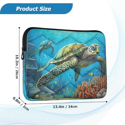 Funda para portátil Sea Turtle 13-14 pulgadas miniatura 3