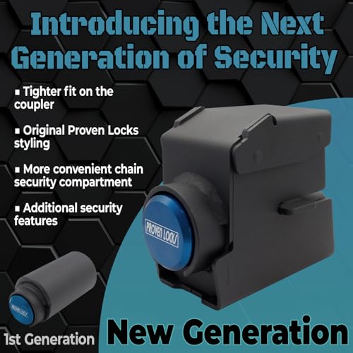 image for Proven Industries Model 2516-B Trailer Lock, Fits 2 5/16-Inch Bulldog 