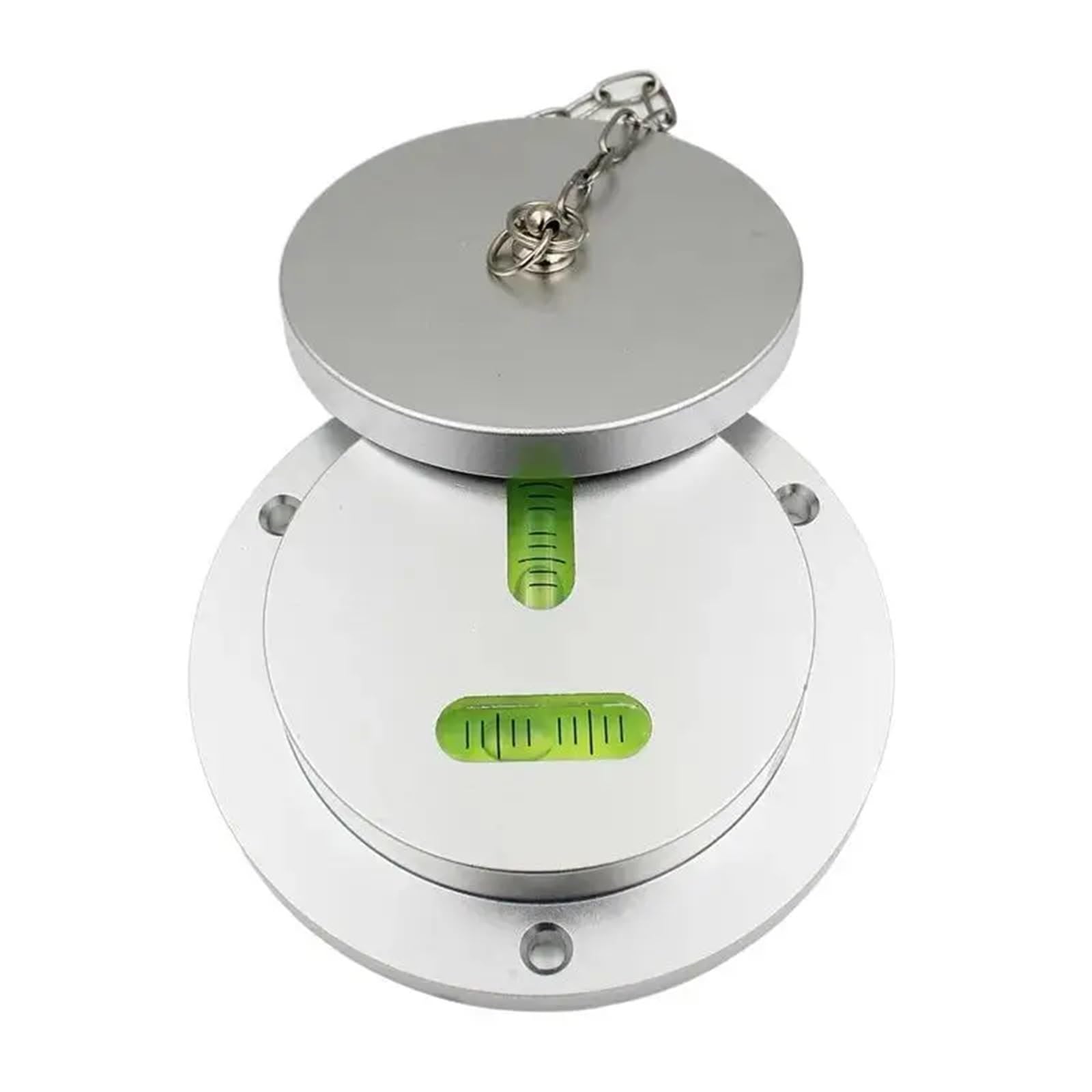 Mini poziomica Dwuosiowa poziomica typu T XY srebrno-zielona 100mm(Without Cover)