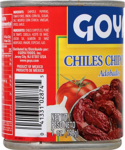 Image of Goya Chipotle Peppers In Adobo Sauce, 7 Ounce