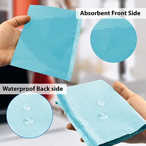 NOSAD CARE 13 "x 18" Diş Önlükleri Tek Kullanımlık 125'li Paket - Yumuşak ve Su Geçirmez Diş Hekimi Önlükleri Tıbbi Hastalar için Peçete Diş Tepsisi Kapakları - Underpad Hijyeni için Kişisel Dövme Malzemeleri