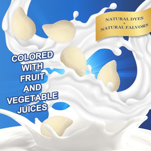 Image of Soft & Chewy Candies 7 Packs, Marshmallows Gummies Candy Bulk, Sweet & Sour Chews Candy Gummy Net 350g, Natural Dyes & Flavors, Major Allergy Friendly, Individually Wrapped Fruity Snack Packs (Yogurt)