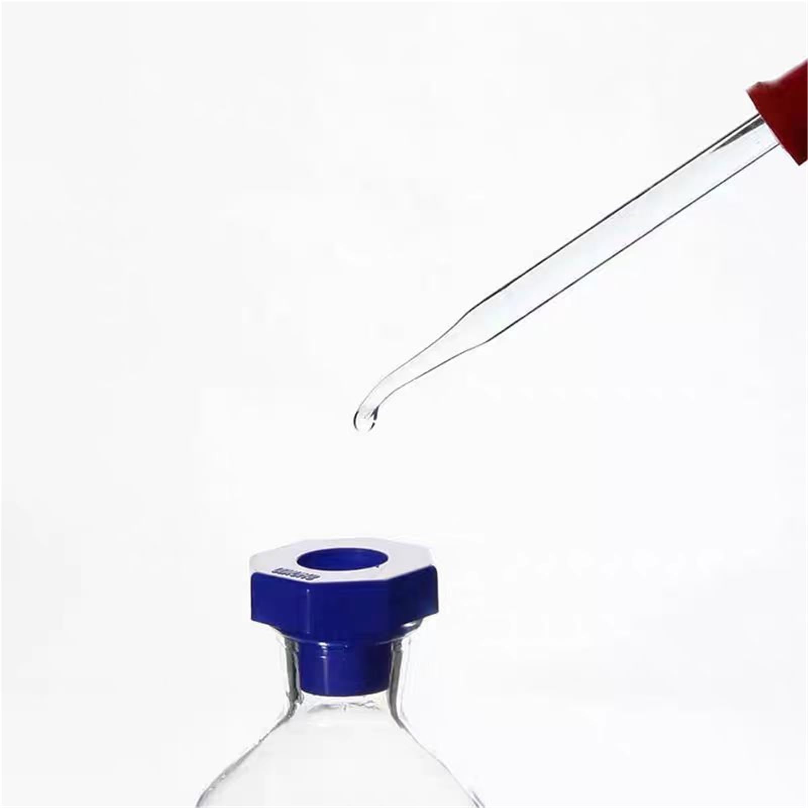4 teile/los Transparent Britische Tropfflasche mit Skala Linie Tropfflasche Gropping Borosilikatglas Labor Drop(British 125ml)