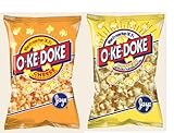 OkeDoke 8 oz. Popcorn Variety 2 Pack - Cheese & Buttery - O-Ke-Doke Jay's Snack Mix - 2 Pack Oke doke - Ok E Doke (Cheese & Buttery)