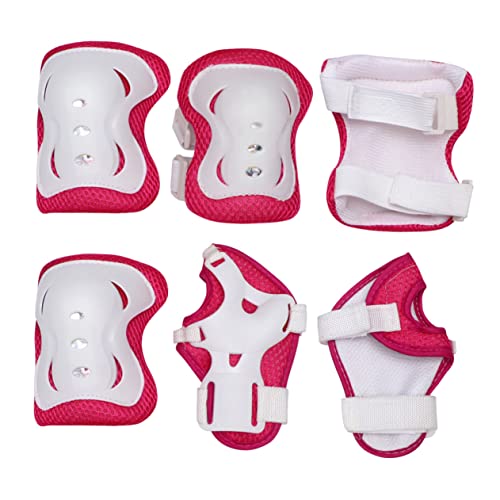 Yardwe Boys and Girls Sports Protective Gear Set Wrist Guard Elbow Pad Knee Cap Skate Pad Cycling Safety Gear 4-16 Years Old