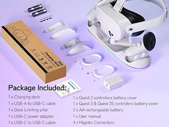 Amazon.com: Charging Dock for Meta Quest 3/3S- Fast Charging