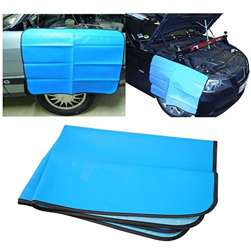 Jecr Magnetic Car Fender Cover - Car and Truck Work Mat Protector