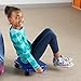 hand2mind Blue Indoor Scooter Board with Handles, Floor Scooter, Sit Down Scooter, Gym Activities for Kids, Indoor Recess Games, Sport Scooters, Physical Education Equipment, Gross Motor Toys