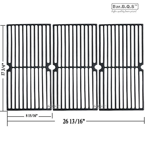 Hisencn Universal Gas Grill Grate Cast Iron Cooking Grid Replacement