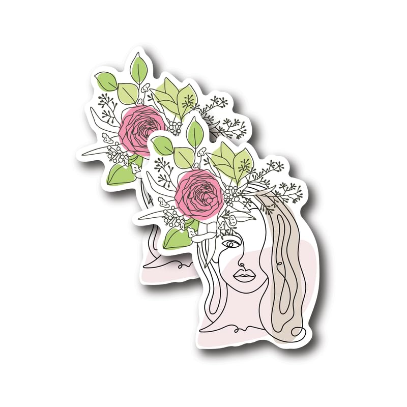 Stickers pour coiffe florale de 12,7 cm pour décorer votre voiture au quotidien