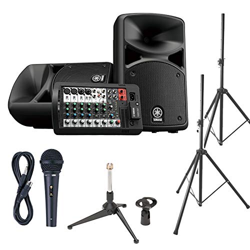 YAMAHA STAGEPAS400BT 会議・プレゼン用スピーカーセット 【マイク ・ 必須アクセサリー一式付きPAシステム】 ヤマハ
