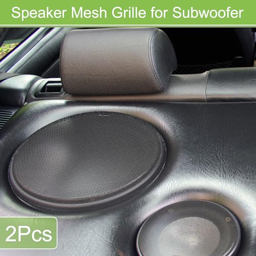 ACROPIX Universal 6.5 Inch Speaker Grills Mesh for Audio Subwoofer 173x6.5mm Grille without Frame Black - Pack of 2 by ACROPIX - Image 2