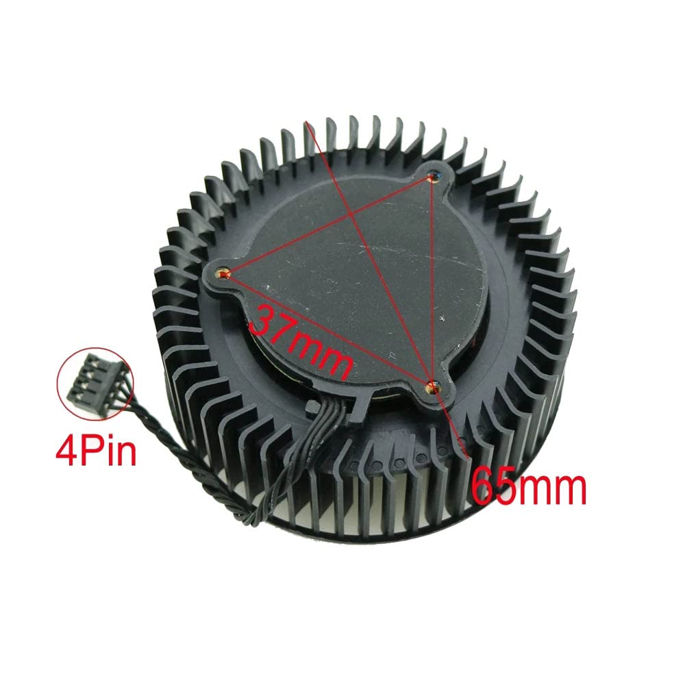 Rakstore BFB0712HF 65mm Graphics Card Cooling Fan Replacement for NVIDIA GTX 970 980 980Ti 1060 1070 1070Ti 1080 1080Ti Quiet Cooler Fan